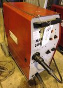 Butters mig 350 welder, serial no: 5090379, with gun and lead (gas bottle excluded) (located at Unit