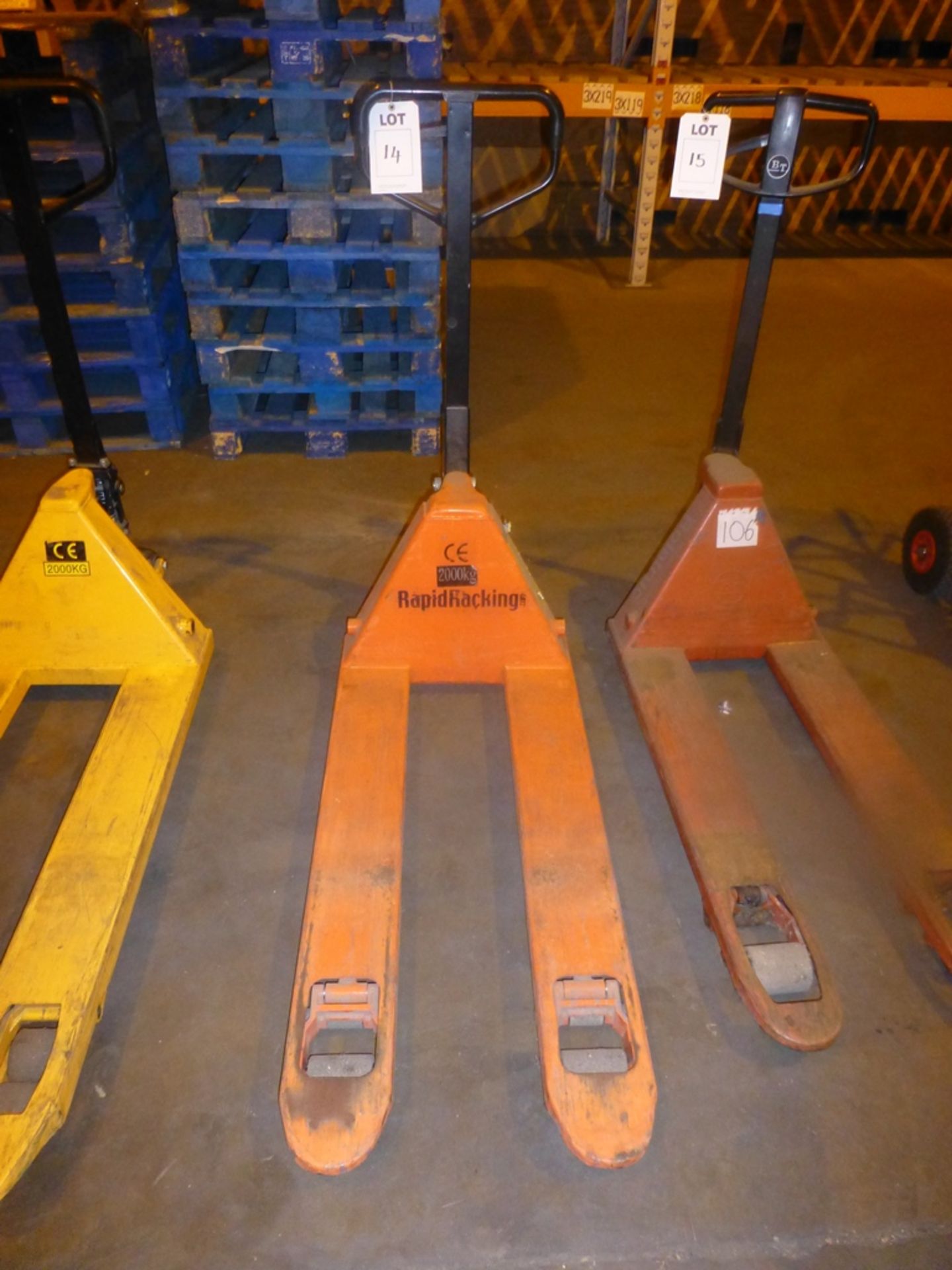 Hydraulic pallet truck, 2000Kg