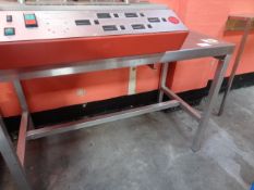 All stainless steel workbench 1250mm x 600mm x 900mm with under-shelf  (Lift out charge applied to