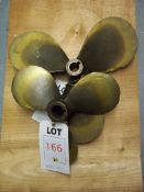 2 - 3 blade brass propellers (used)