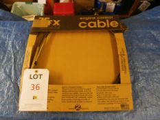 2 Telflex engine control cables, CC21009 in one box