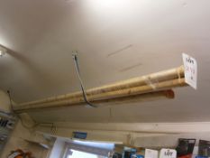 6 - 3,000mm wooden barge poles