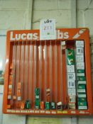 Various automotive bulbs and quantity of fluorescent tubes