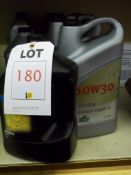 4 - 5 litre Rock Oil Strata Premium engine oil, 4 litres outboard oil and 4 litres inboard engine