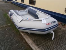 Sun Selection Honwave inflatable boat, Model MS270/IVIB (T27-IEI) 2.67m complete with oars, pump...