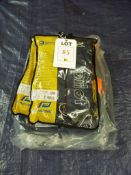 4 Plasimo Aids including 2 medium buoyancy aids Newton 50 and 2 Pilot 150N life jackets with