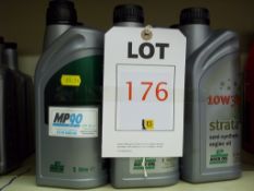 8 Rock Oil semi-synthetic engine oil (1 litre bottle) and 4 Rock Oil oil (1 litre bottle)