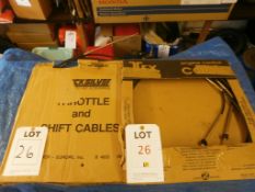 Quicksilver engine control cable, CC21015 and 2 Teleflex engine control cables, CC21015 in one box