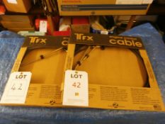 4 Telflex engine control cables, CC17918 in two boxes