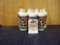 Quantity of Rainbow Care products comprising: 2 litres wash and cleanse solution, 2 litres wash