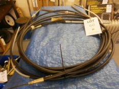 3 assorted steering cables