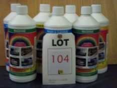 Quantity of Rainbow care products comprising: 2 litres wash and cleanse solution, 2 litres wash