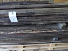 Approx 62 planks various size oak average 2700mm length, 3½" - 8" wide.  All measurements and