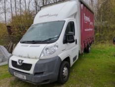 Peugeot Boxer 335 LWB curtainside lorry, 2198cc, 6 speed,  tail lift, 104280 recorded miles.