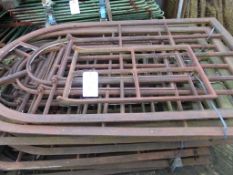 14 cast iron window frames with centre opening