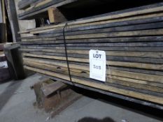 42.5 sq m 19th Century oak 1200mm to 2600mm length, 3½" to 9" wide, 18mm to 27mm thick, 92