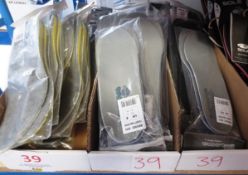 Three boxes of Lowa assorted size insoles, approx 28 pairs. Location: Unit 8, Cockles Farm, Middle