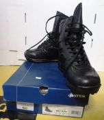 Bates Spyder Falcon 8" boot, black, size 6. Location: Unit 8, Cockles Farm, Middle Pill, Saltash,