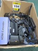 10 Various HDMI Extenders and Splitters as lotted.