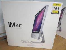 Apple iMac model A1224 20 in widescreen personal computer, 2.66 GHz, Intel Core 2 Duo Processor, 4GB