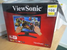 Viewsonic VX2258 WM 22 in wide screen multi touch LCD monitor, complete with stand, box and software