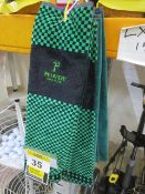 6 Golf Towels embroidered Peover GC with logo