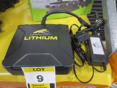 Powakaddy Lithium-ion battery model 458P18650, normal voltage 14.4v, 12.0AH, with charger