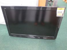 Panasonic Viera TX-L32C20BA 32in LCD television,serial number NM-0631051 with remote and wall