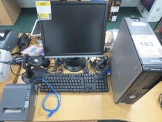 Dell EPOS system comprising Dell OptiPlex 360 PC, Windows Vista Business licence, Epson TM-T88IV