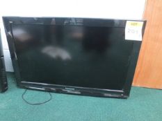 Panasonic Viera TX-L32C20BA 32in LCD television with wall bracket, serial number NM-063-0983 (no