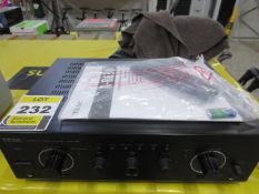 Teac A-R630 integrated stereo amplifier with remote control and owners manual