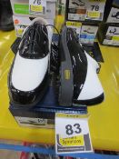 Pair of Footjoy Women's Europa Golf Shoes, size UK 6½