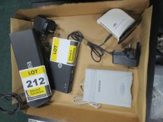 2 HP Docking stations with power supplies, Samsung FDD with USB lead and USB 2.0 7 port hub with