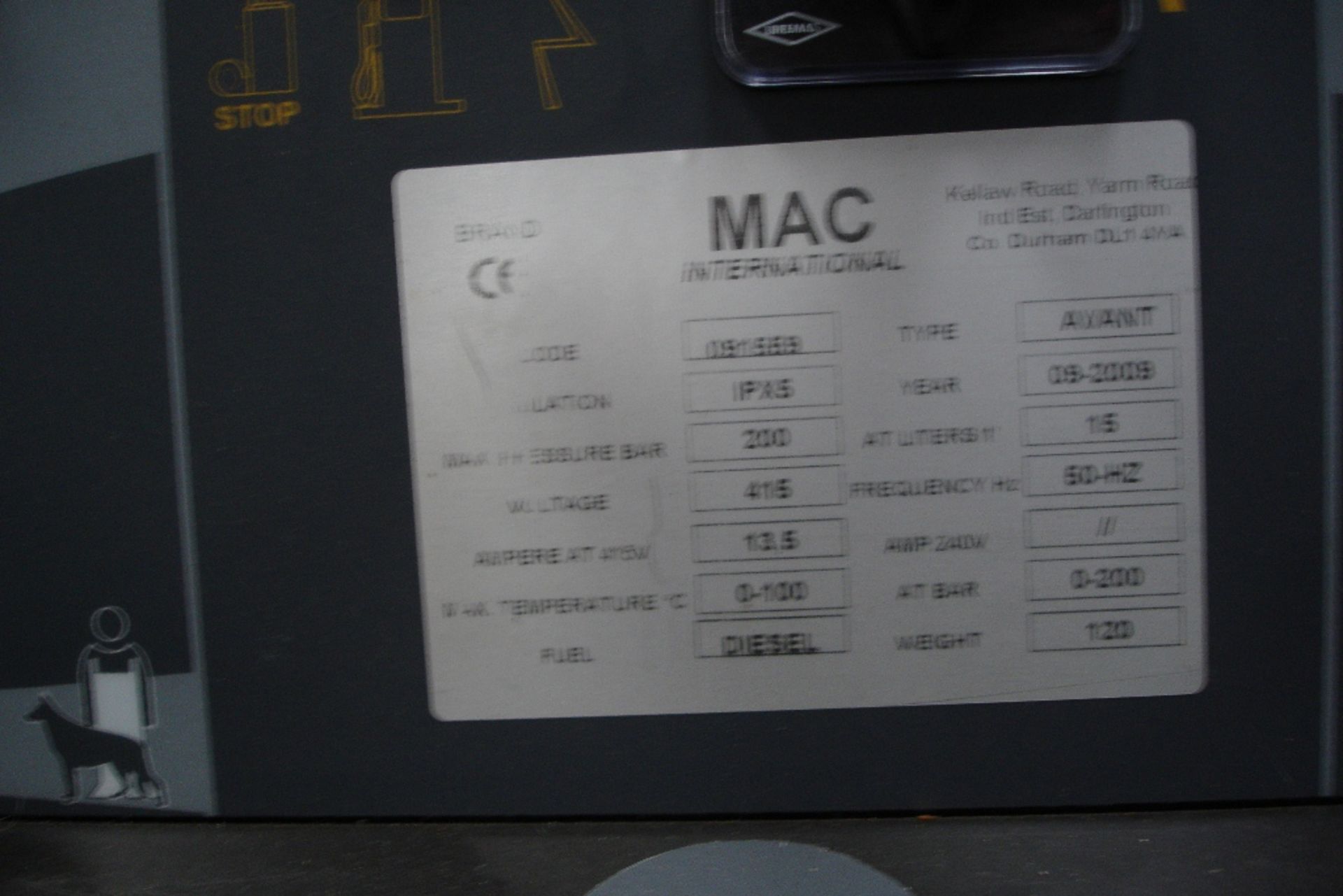 Mac Avant Hot/Cold water pressure washer - Image 5 of 5