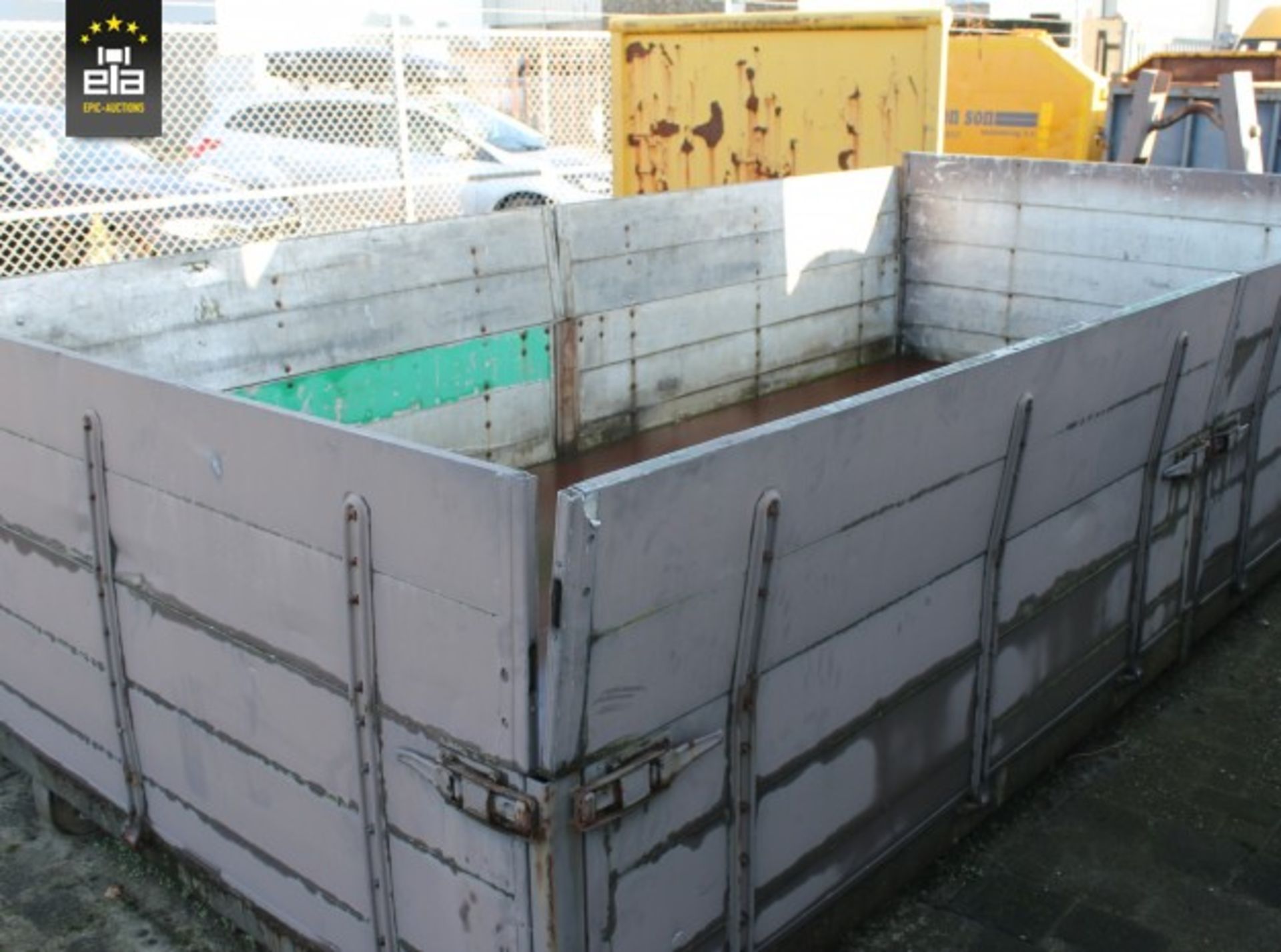 Haakarmcontainer met aluminium schotten 20140718 - Image 3 of 4