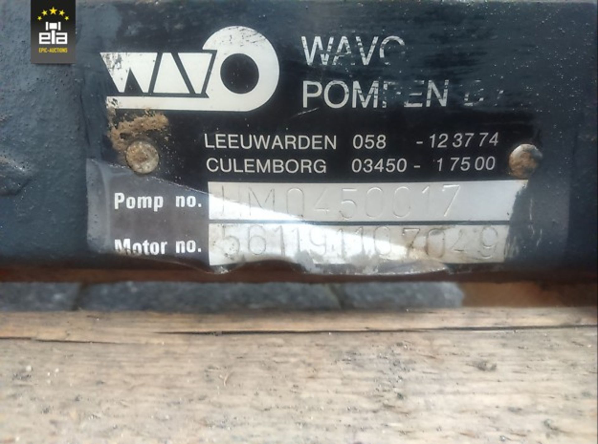 Wavo waterpomp met Hatz motor 20140648 - Image 7 of 9