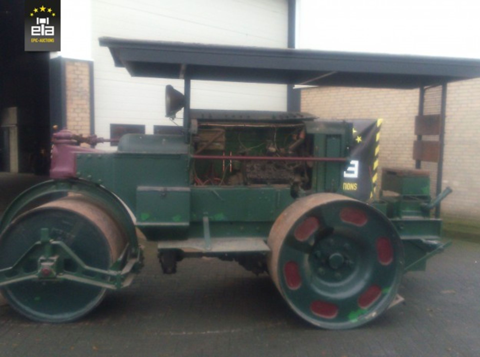 1943 Aveling Barford  3 rollenwals 20140890 - Image 10 of 17