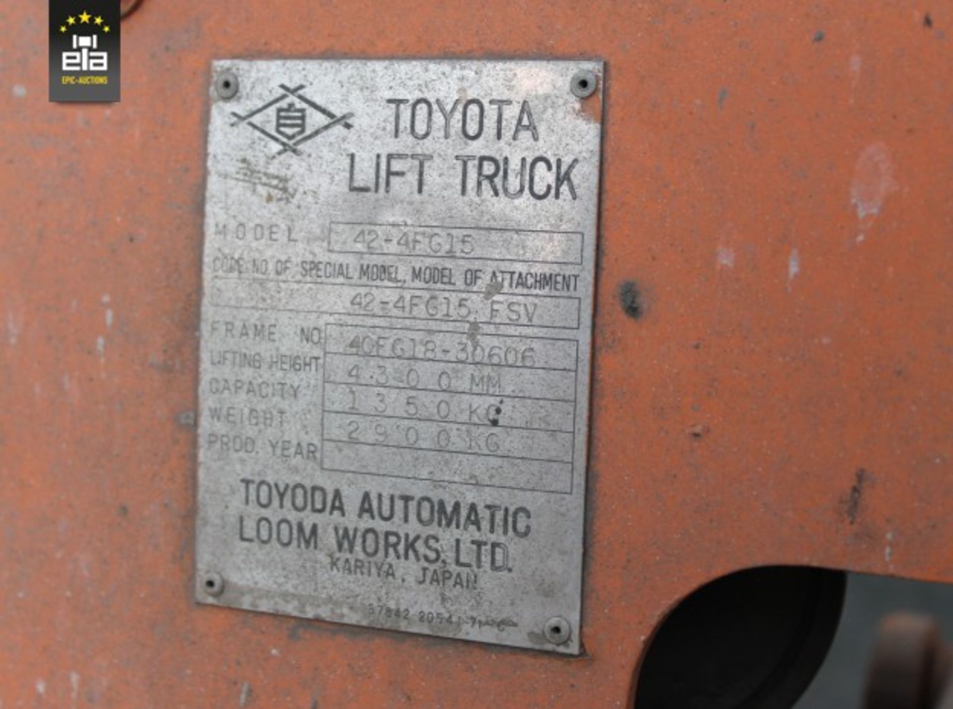 Toyota 42-4FG15  20140549 - Image 14 of 18