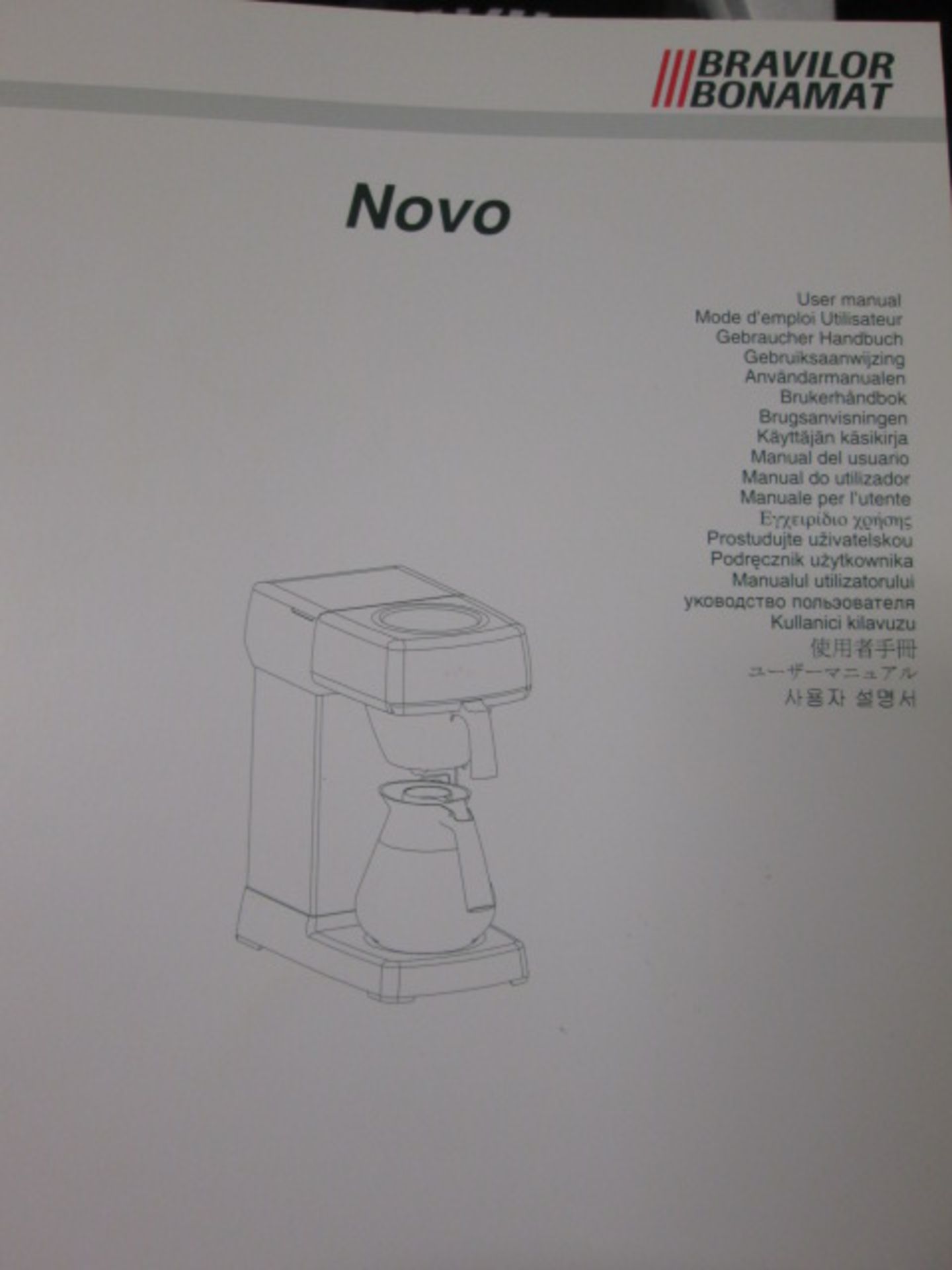Bravilor Bonamat Coffee Percolator, Model Novo-021. Complete in Box with 2 x Glass Coffee Jugs/ - Image 2 of 2