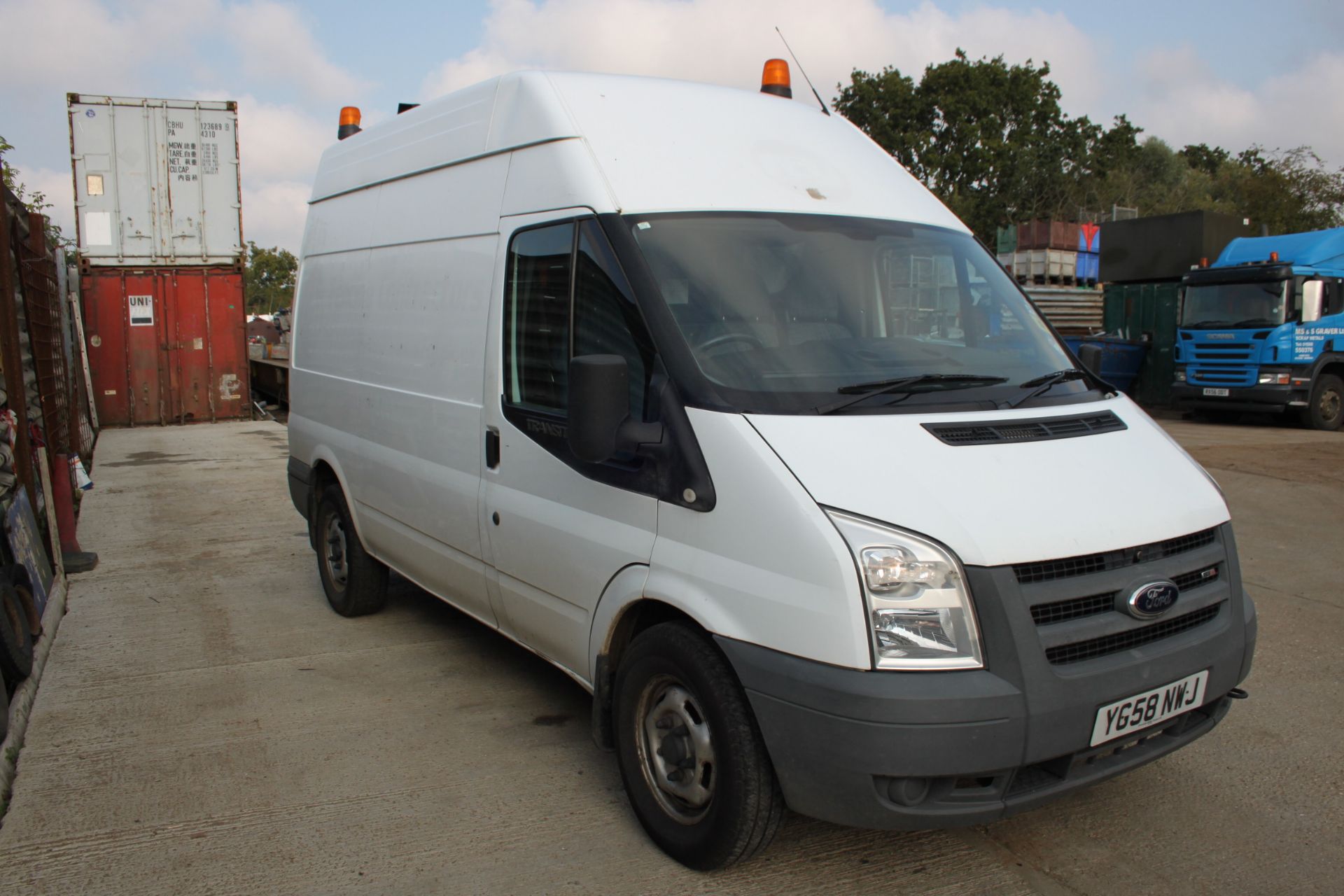 FORD TRANSIT 115 T350 HI TOP MWB VAN, 104,000 MILES REGISTRATION YG58 NWJ