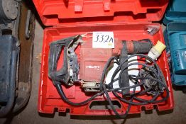 Hilti TE56 110v hammer drill for spares
c/w carry case
A511884