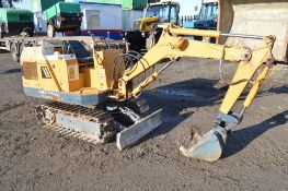 Komatsu PC05 steel tracked mini excavator
S/N: 132365
Recorded Hours: 0045 (on after market clock)