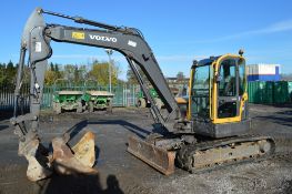 Vovlo ECR 88 Plus 8.8 tonne rubber tracked midi excavator 
Year: 2010
S/N: 14745
Recorded