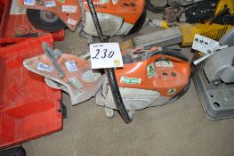 Stihl TS410 petrol driven cut off saw