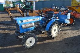 Iseki TX1410 4 wheel drive diesel compact tractor
S/N: 004136
Recorded hours: 681
c/w rotovator