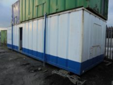 32ft x 10ft steel anti vandal jack leg office unit
*No doors*
BBA1270