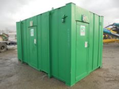 16 ft x 9 ft steel anti vandal toilet block
c/w keys
A449273