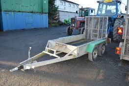 Indespension AD2000 8ft x 4ft tandem axle plant trailer
S/N: 076212   A410363