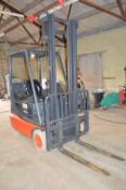 Lansing Linde E16C battery electric fork lift truck
Year: 1997
S/N: 47116
Recorded hours: 9553