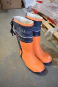 Stihl rubber chainsaw safety boots size 8
